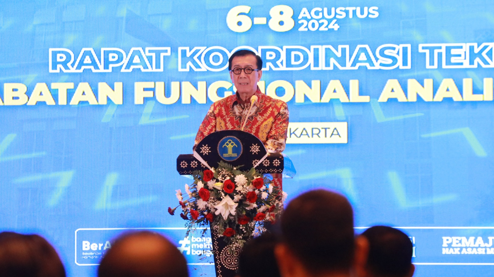 Tata Cara Pembukaan RAKORNIS Analis Hukum oleh Menkumham dan Pengukuhan Pengurus PERSAHI 2024