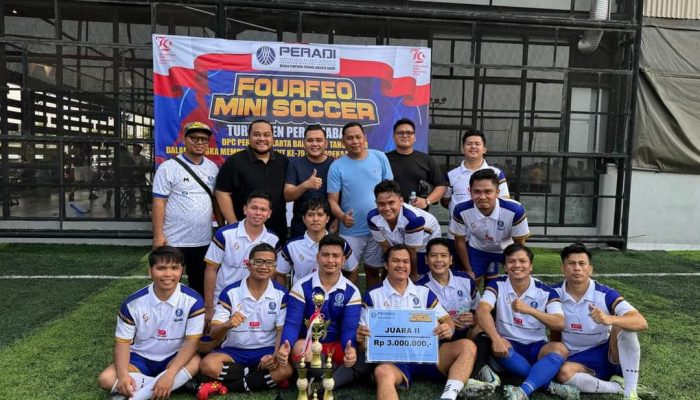 Trofi Fourfeo Mini Soccer Peradi Jakbar: Ikadin Jaksel Raih Juara Pertama