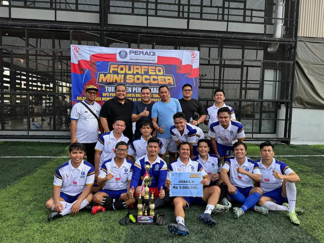 Trofi Fourfeo Mini Soccer Peradi Jakbar: Ikadin Jaksel Raih Juara Pertama
