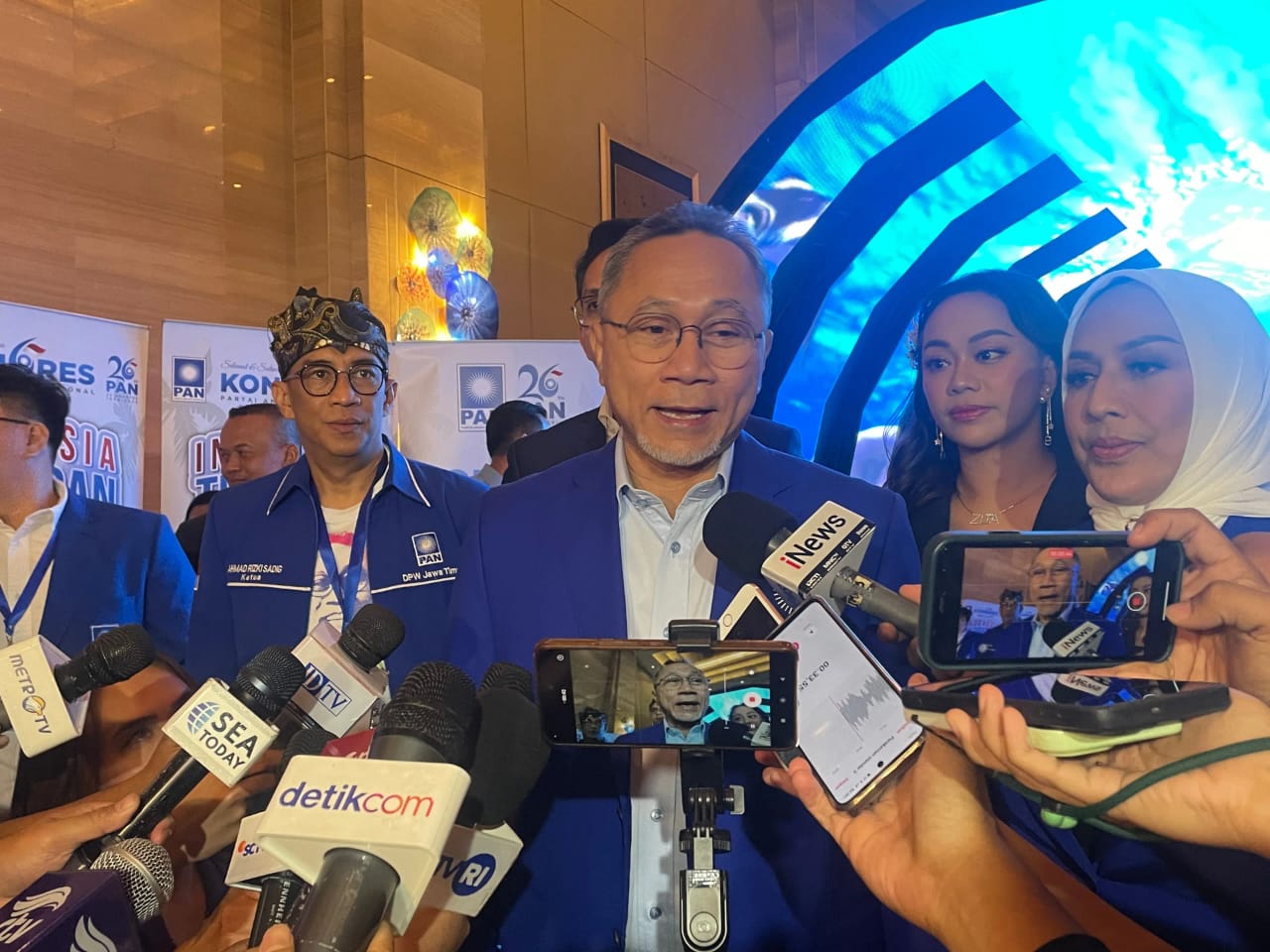 Zulkifli Hasan Terpilih Kembali sebagai Ketum: PAN Targetkan Masuk Tiga Besar di Pemilu 2029