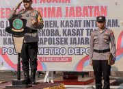 Tegas dan Profesional, Polres Metro Depok Gelar Serah Terima Jabatan dengan Khidmat
