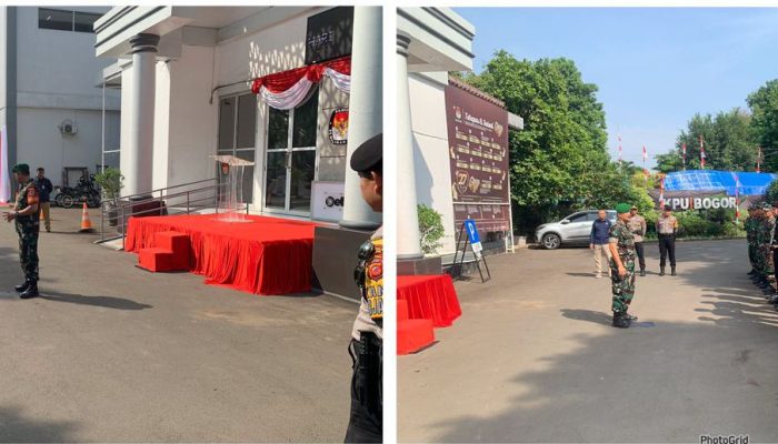 Polres Bogor Bersama 3 Pilar Laksanakan Pengamanan Pelantikan Dan Pengambilan Sumpah Anggota DPRD Kabupaten Bogor Periode 2024 - 2029 2