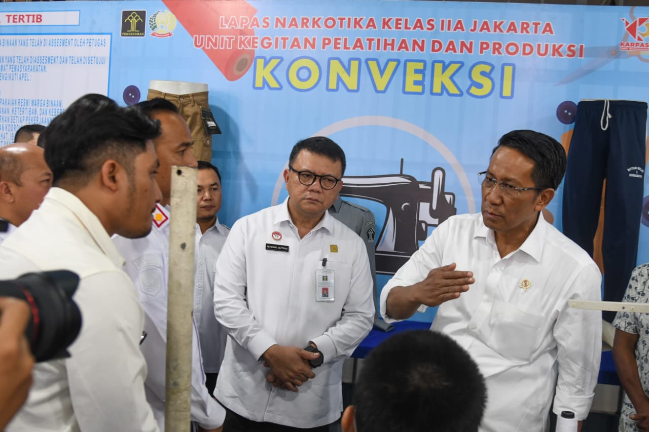 Lihat Bagusnya Karya WBP, Menkumham Upayakan Cari Pasar