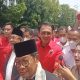 Teriakan Pendukung Menggema Memanggil Nama Ahok Saat Parade Ke KPU