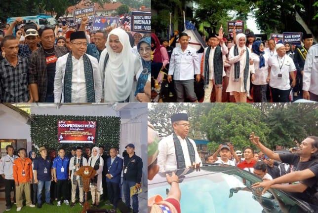 Resmi Dede Supriyadi Arief - Virnie Ismail Ke KPUD Lebak