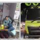 Polsek Parungpanjang Bersama Unit Laka Lantas Cek Olah TKP Terkait Kecelakaan Lalu Lintas di Parungpanjang, Truk Tronton Menabrak Sepeda Motor, Satu Orang Luka Berat