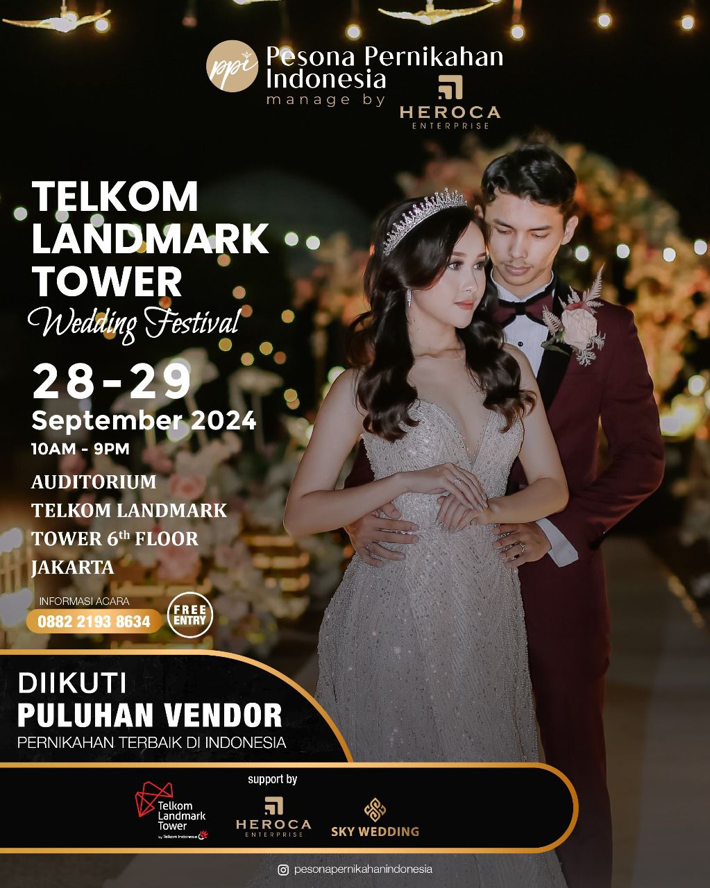 Pesona Pernikahan Indonesia 4 Kembali Lagi Mengumpulkan Puluhan Vendor Wedding Terbaik