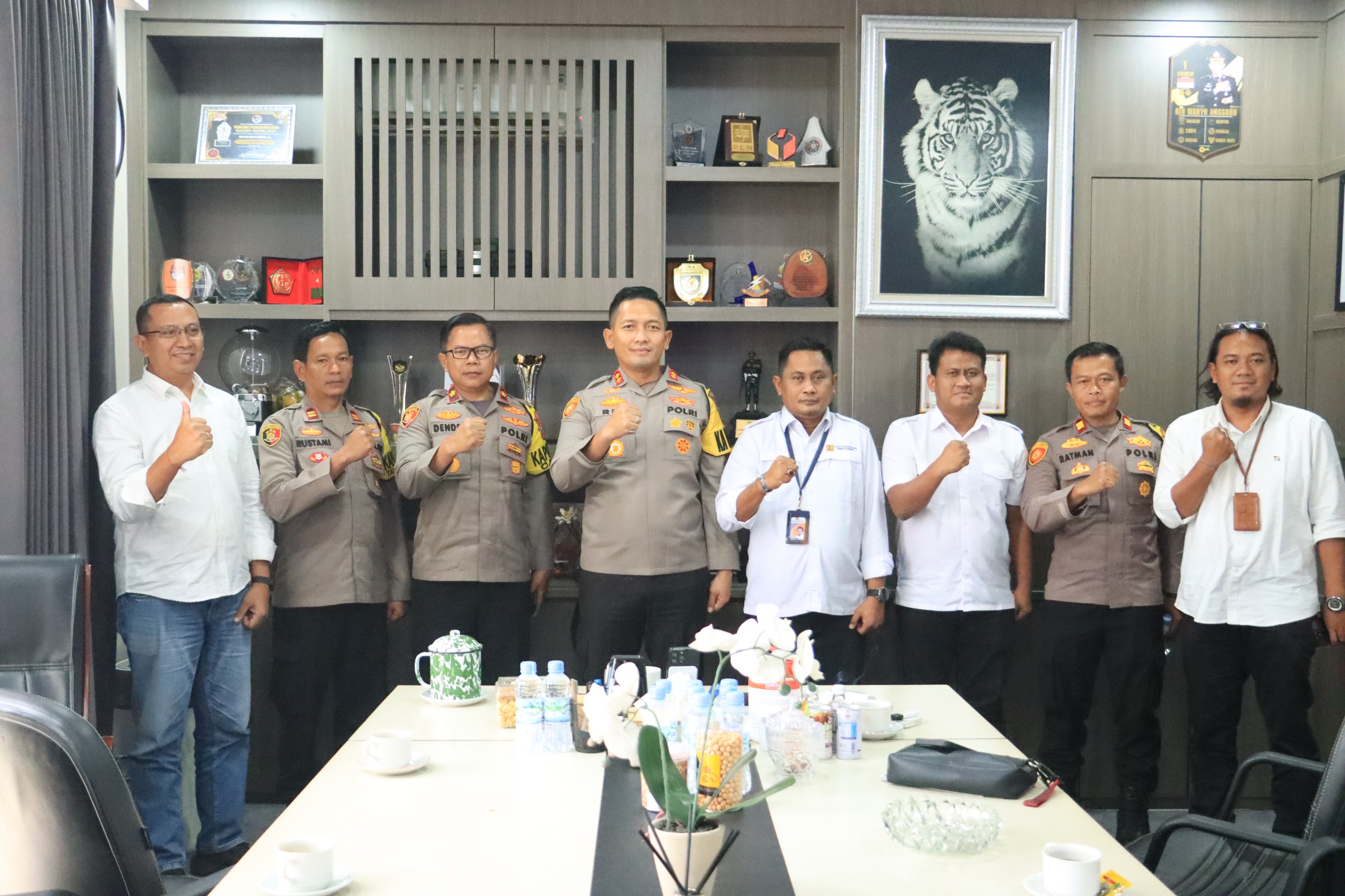 Kapolres Bogor Giat Silahturahmi Bersama Balai Sistem Wilayah Sungai Citarum (BBWS) 2