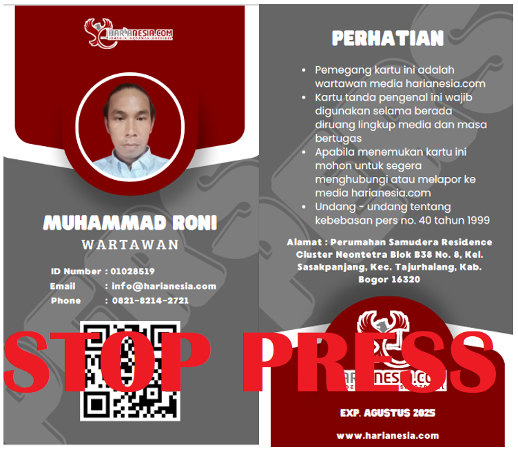 M RONI STOP PRESS