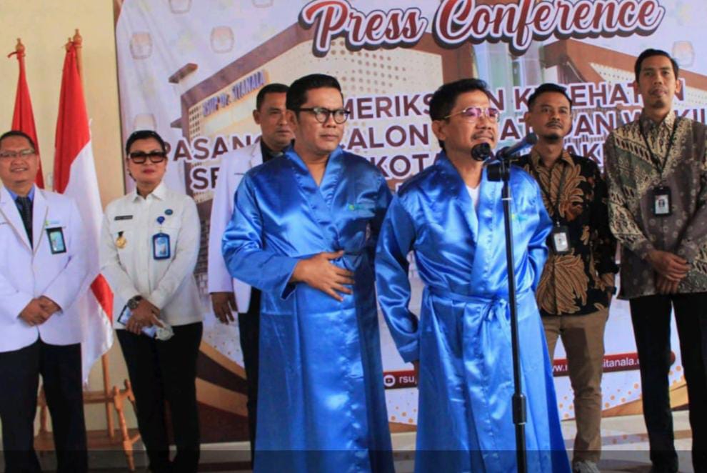 Jelang Pilkada Sachrudin - Maryono Jalani MCU di RSUP dr. Sitanala Tangerang