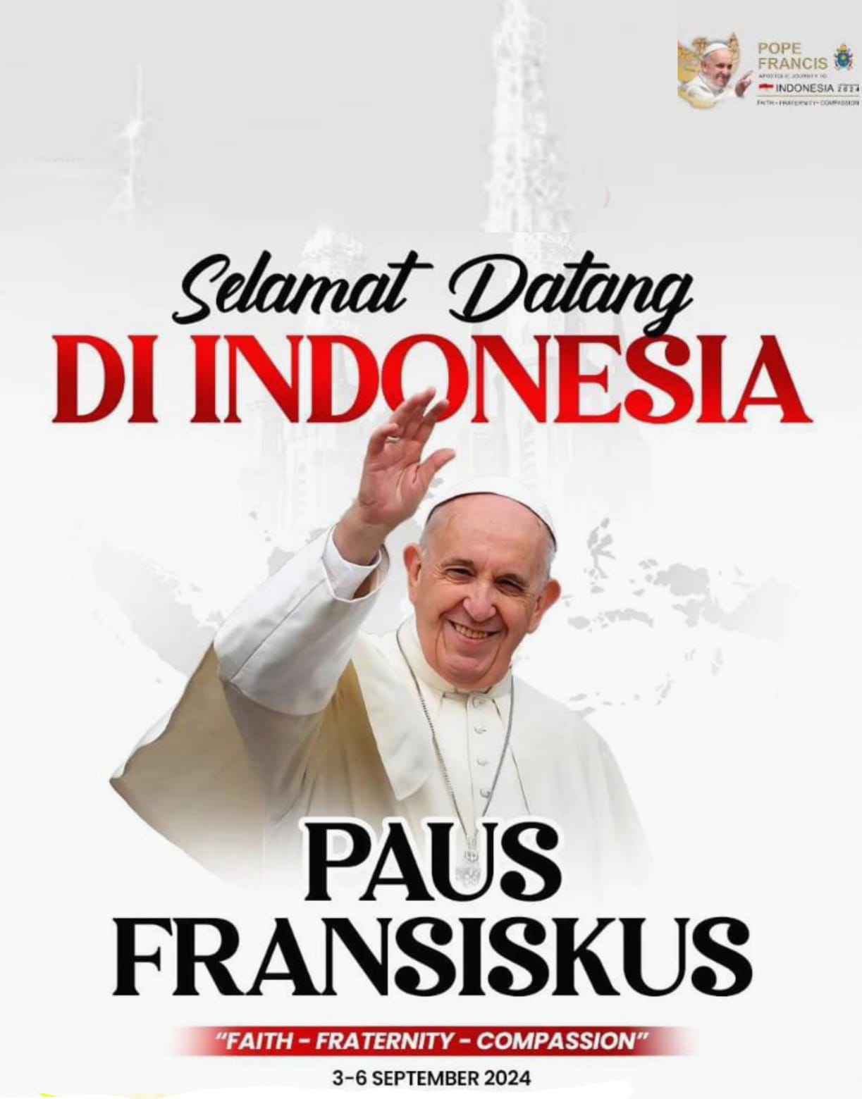 Diperkirakan 6 Ribu Umat Katholik, Akan Hadiri Misa Paus Fransiskus di Gelora Bung Karno