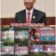 Gedung DPRD Provinsi Kalimantan Tengah, dipenuhi Puluhan Karangan Bunga, Saat Bambang Irawan Dilantik