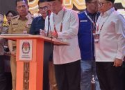 Deklarasi Kampanye Damai Pilbup Tangerang Di KPU Kabupaten Tangerang,Selasa 24 September 2024