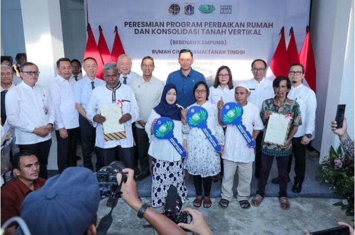 Kolaborasi dengan Pemprov DKI Jakarta dan Yayasan Buddha Tzu Chi, Kementerian ATR/BPN Resmikan Program Konsolidasi Tanah Vertikal: Rumah Cinta Damai