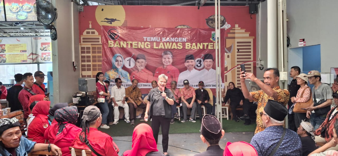 Ratusan Mantan Pengurus serta Simpatisan PDIP Se-Provinsi Banten, Hadiri Temu Kangen Banteng Lawas Banten
