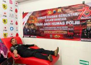 HUT Humas Polri Ke 73, Polres Wonogiri Gelar Donor Darah