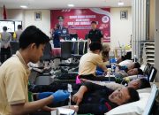 Sambut HUT Humas Polri Ke-73, Polda Jateng Gandeng Wartawan Laksanakan Donor Darah
