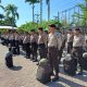 Polres Nganjuk Adakan Latihan Kesiapan Kompi Dalmas untuk Pengamanan Pilkada