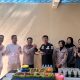 Rayakan HUT Ke 73, Humas Polres Sragen Dapat Kejutan Tumpeng Dari Kapolres