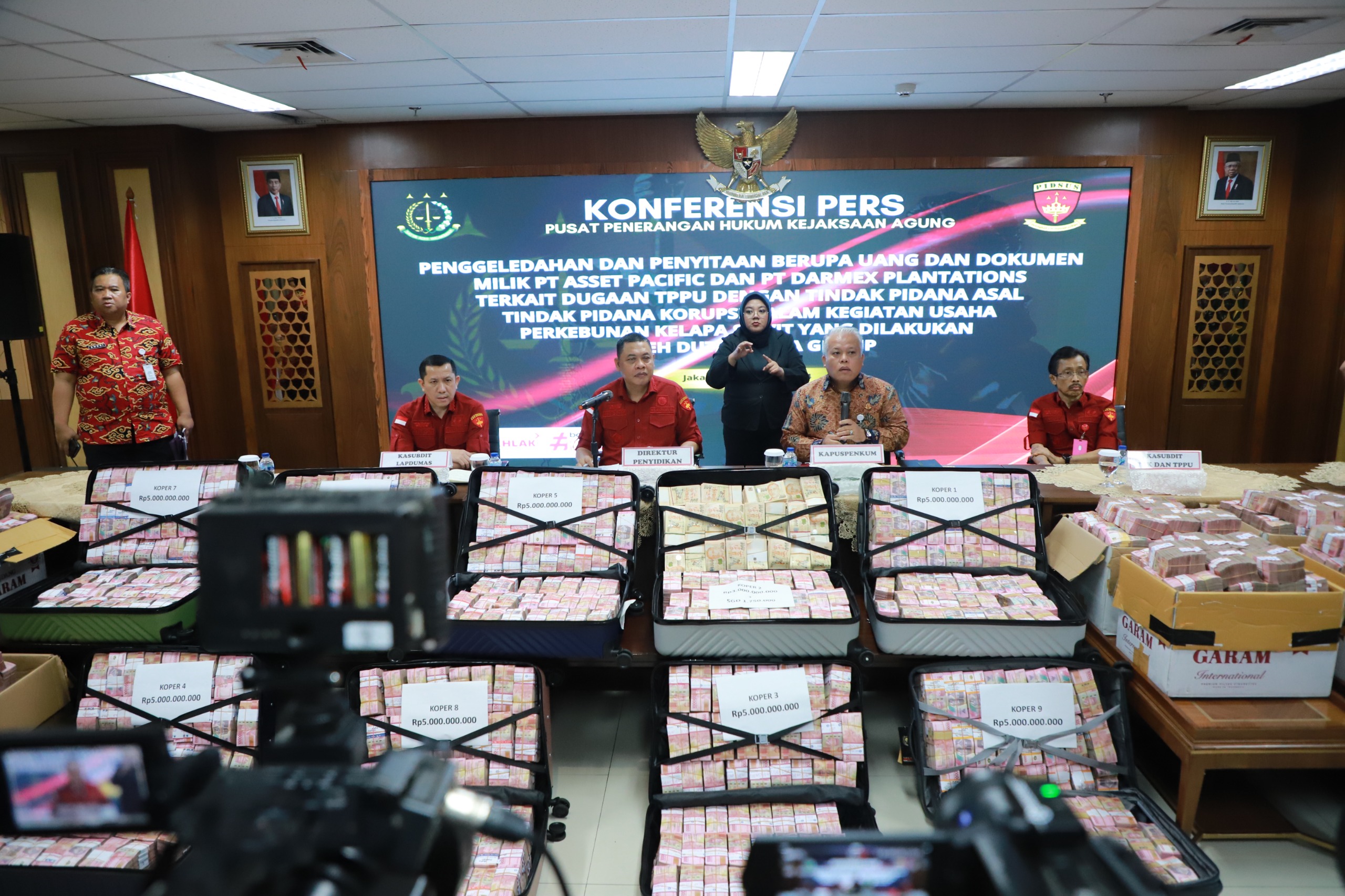 Penyitaan Uang Tunai Rp372 Miliar dalam Kasus PT Duta Palma Korporasi