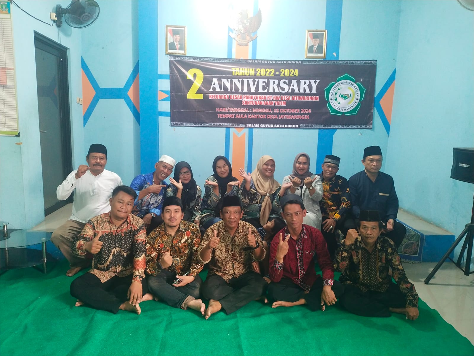 Dalam Rangka 2 Tahun Anniversary Paguyuban RT RW Se-Desa