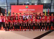 Tim Bulutangkis Indonesia Juara Piala Suhandinata Disambut Meriah