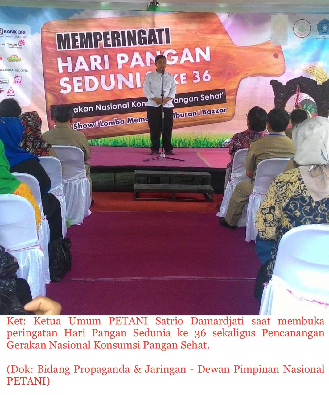 Kawal Makan Bergizi Gratis, PETANI: Ingat Pencanangan Misi Gerakan Nasional Konsumsi Pangan Sehat!