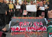 Aksi Solidaritas di Bunderan Bugel, GMNI Minta Kadishub dan Kasat Pol PP Dicopot