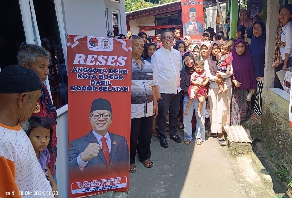 Gelar Reses di Bogor Selatan, Dadang Danubrata Serap Aspirasi Warga