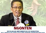 Anang Iskandar Pakar Hukum Narkotika : Kecelakaan Implementasi UU NARKOTIKA Bila Penyalahguna Bagi Diri sendiri Dihukum Penjara