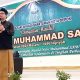 Ket foto : KH. Abu Musa Ittijani (Ustad Kece) berikan siraman rohani. (dok. Harianesia.com)