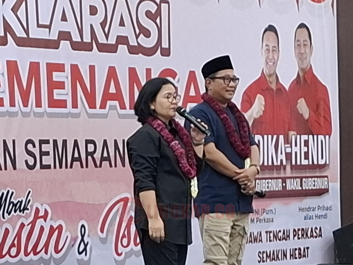 Warga Semarang Antusias Menyongsong Sosok Agustina Wilujeng dan Iswar Aminuddin