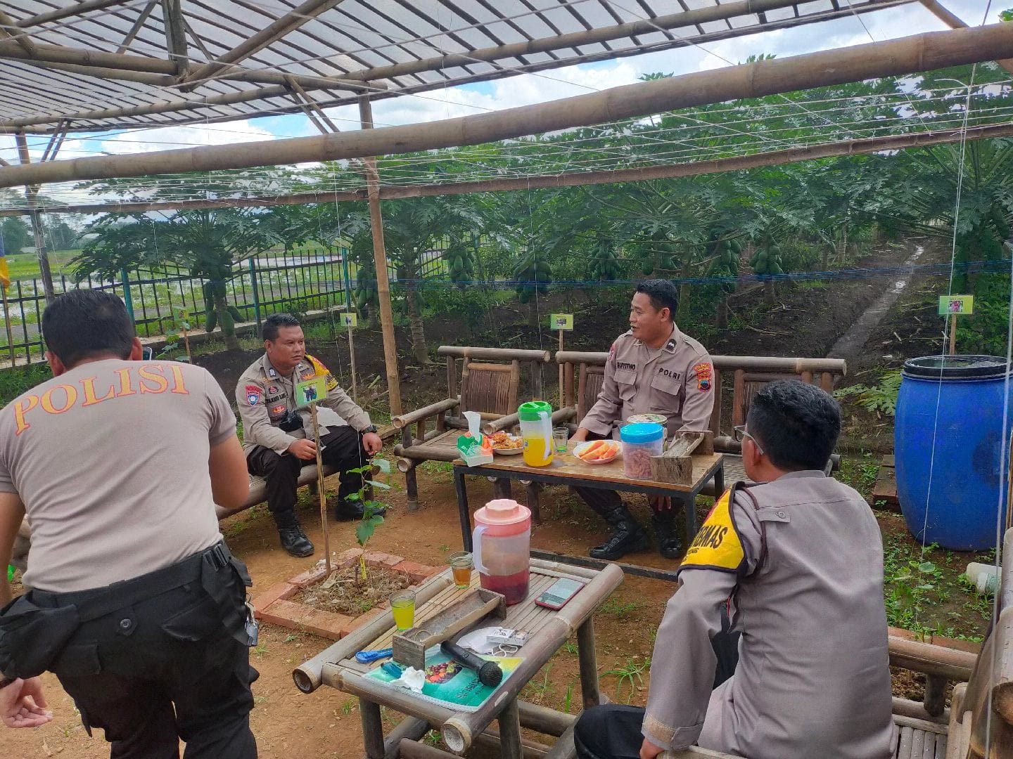 Melalui Bhabinkamtibmas Polresta Banyumas dukung Program Ketahanan Pangan Pemerintah