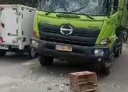 Truk Tanah Menabrak Motor, Kosambi Tangerang Mencekam, Warga Bakar Truk Tanah dan Bentrok dengan Polisi