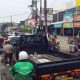Ada Proyek Peninggian di Jalan Raya Ceger, Tangsel, yang Atur lalin Ormas Begini kabar nya