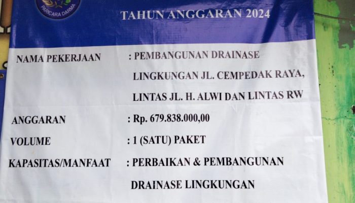 Proyek Drainase Rp 679 Juta di Depok Diduga Bermasalah, Pejabat Melarang Media Temui Ketua Pokmas