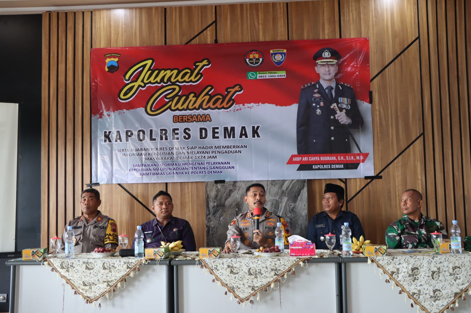 Kapolres Demak : Harkamtibmas Adalah Tugas Kita Bersama
