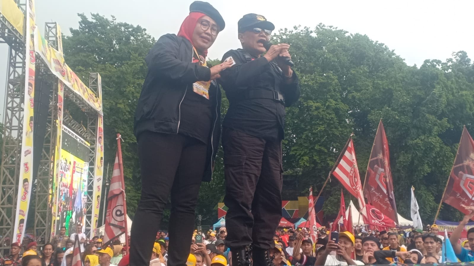 Ketua DPP PDIP Bidang Kesehatan Ribka Tjiptaning, dalam Orasi Politiknya Membakar Semangat Juang Relawan dan Struktural Partai