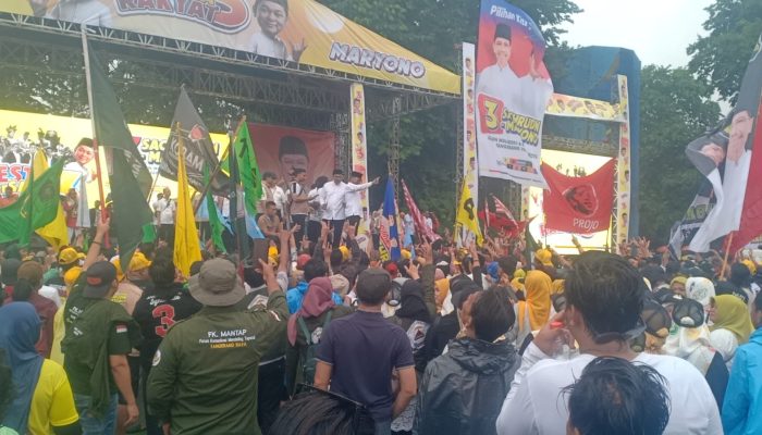 Sekitar 40 Ribu Warga Kota Tangerang Padati Lapangan Ahmad Yani, Hadiri Kampanye Akbar Sachrudin - Maryono