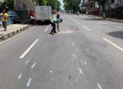 Kecelakaan Di Timur Jembatan Pokoh, 1 Korban Meninggal Dunia, Polisi Lakukan Olah TKP