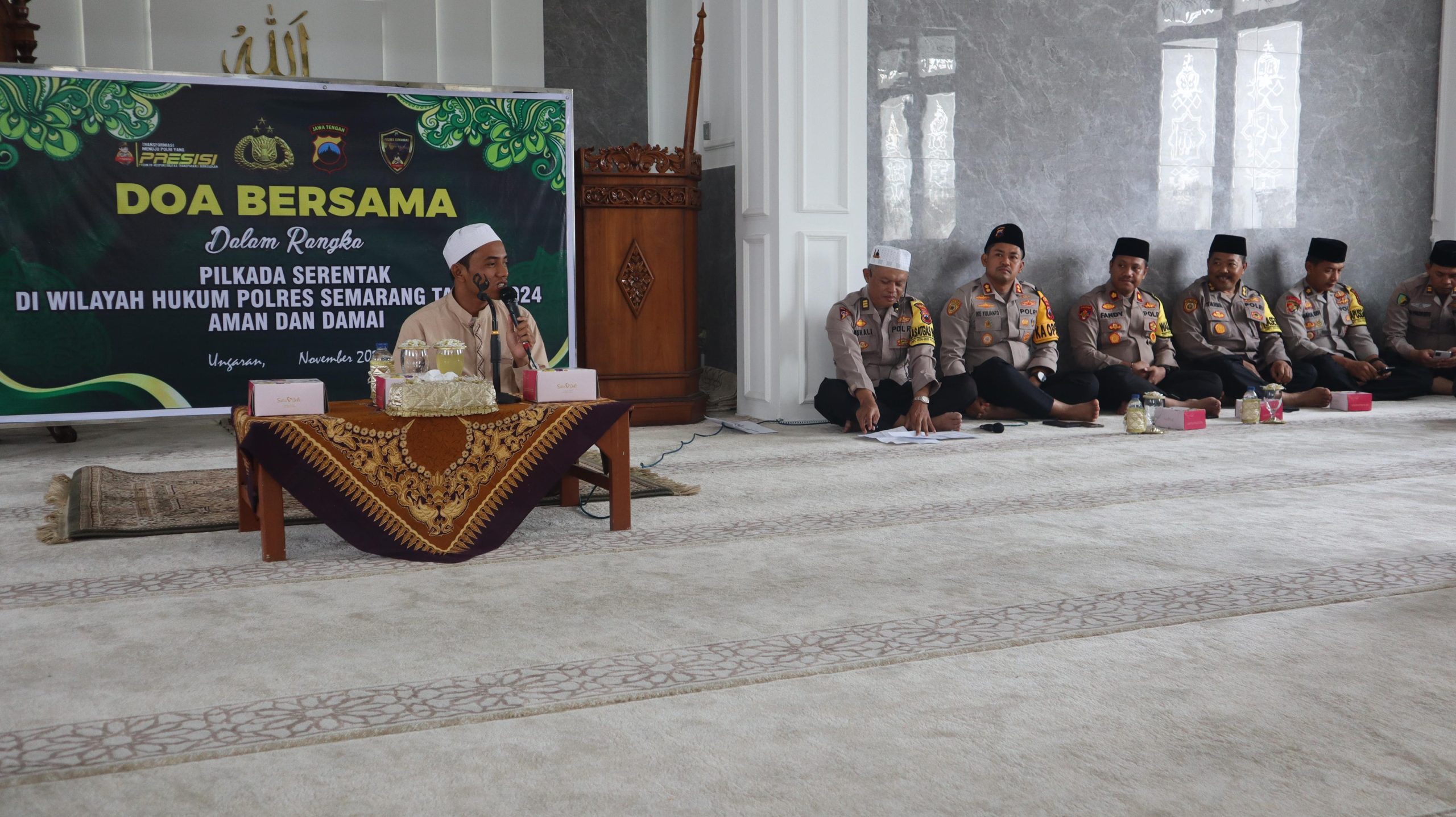 Doakan pengamanan Pilkada Aman Lancar, Polres Semarang gelar Doa bersama