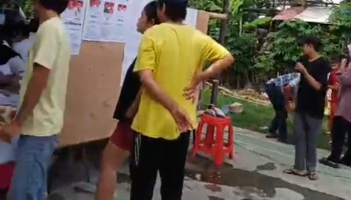 Suasana Pencoblosan Di TPS 11, Kelurahan Kedaung Baru, Kec Neglasari Kota Tangerang