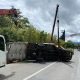 Polisi Evakuasi Kecelakaan Truk di Selogiri, Arus Lalulintas Kembali Normal