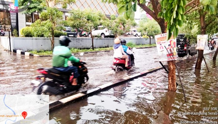 Kawasan Elite Pejabat di GDC Kota Kembang Terendam Banjir: Anak-anak Terekam Bermain di Genangan