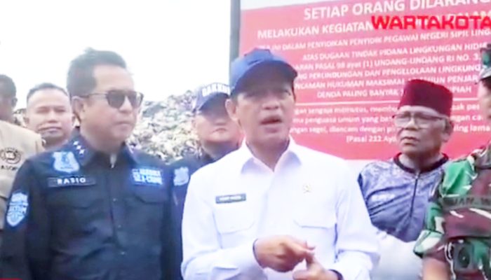 Menteri LHK Sidak TPS Liar di Depok, Ancam Tindakan Tegas Terhadap Pelaku Pencemaran