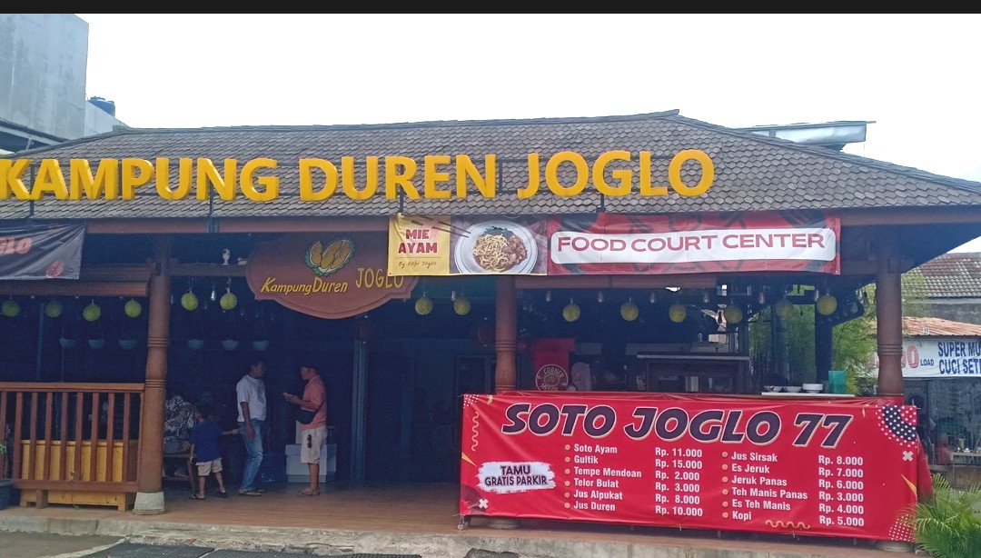 Soto Joglo 77, dengan Suasana nyaman berlokasi di Jl.Mochtar Raya atau berlokasi sama dengan Kampung Durian Joglo, Kembangan Jakarta Barat