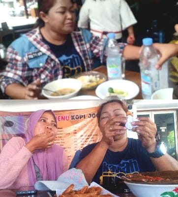 Ari salah satu pengunjung Pecinta Kuliner Nusantara