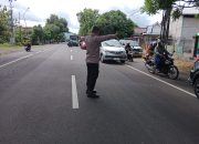 Polisi Olah TKP Kecelakaan Lalulintas 2 Motor Adu Banteng Di Selogiri