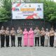Kapolres Nganjuk Pimpin Upacara Wisuda Purna Bakti 26 Personel di Polres Nganjuk