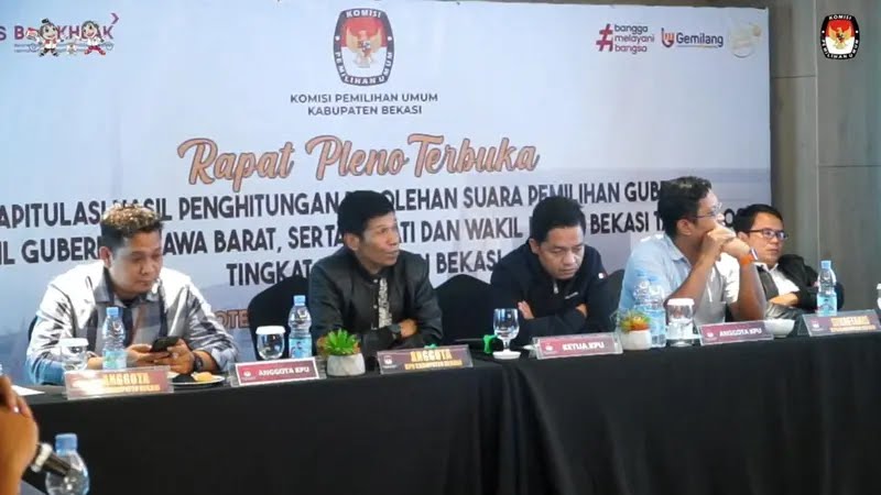 Pilbup Bekasi, Ade Kuswara-Asep Surya Raih Suara Terbanyak